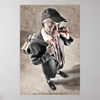 Pôster "Naughty Schoolboy", por Andrew Gettler