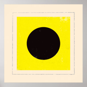 Pôster Nautical Letter “I” Signal Flag