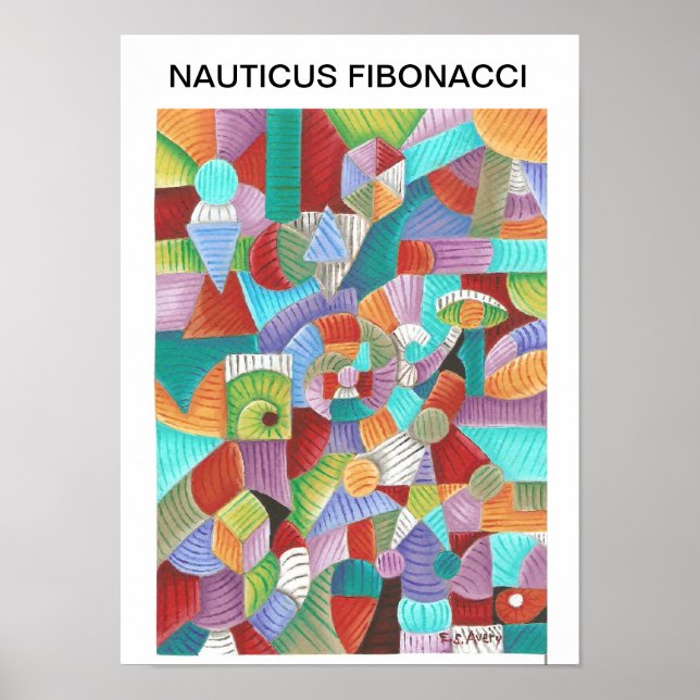 Pôster Nauticus Fibonacci (Frente)