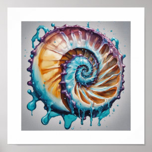 Poster Nautilus Shell World