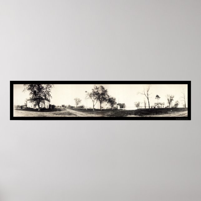 Pôster Nauvoo Mormon Houses Foto 1925 (Frente)