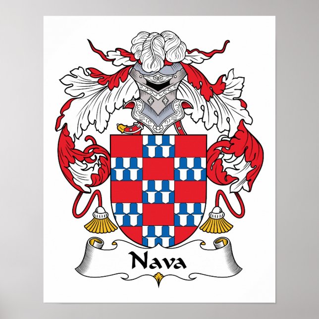 Poster Nava Family Crest (Frente)