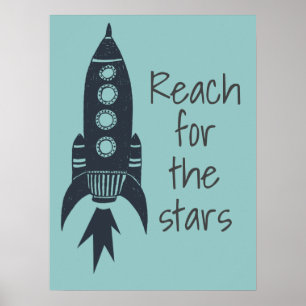 Poster Nave Espacial Alcance as Estrelas