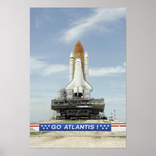 Poster nave espacial Atlantis