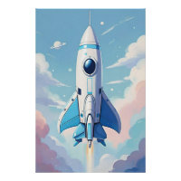 nave espacial voando no céu
