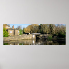 Poster Navegação Calder e Hebble: Eclusas de Salterhebble