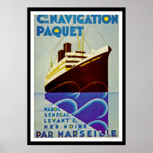 Pôster Navegação Paquet