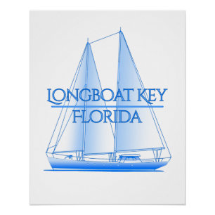 Pôster Navegador Navegante Náutico Costeiro Longboat Key