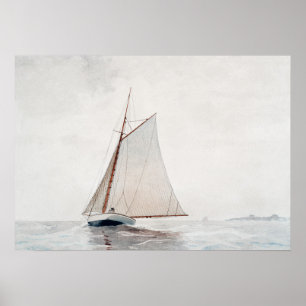 Poster Navegando fora de Gloucester (ca.1880) por Winslow