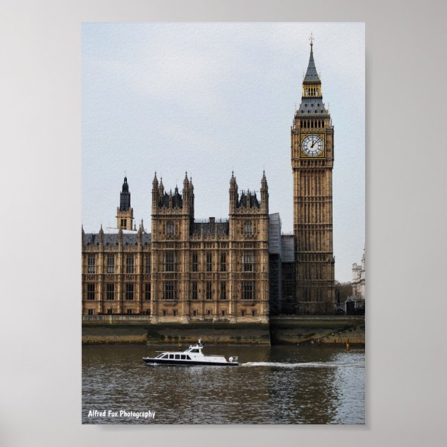 Poster Navegando Passado o Parlamento (Frente)