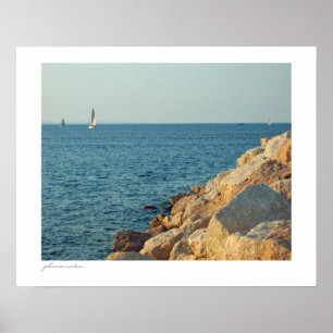 Pôster Navigação do verão na baía