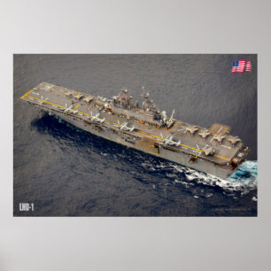 POSTER NAVIO AMFIBIOSO DE ASSAULT - LHD-1