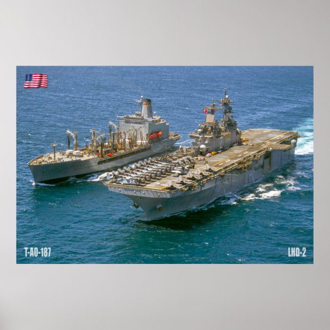 POSTER NAVIO AMFIBIOSO DE ASSAULT - LHD-2 (Frente)