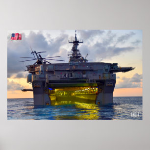 POSTER NAVIO AMFIBIOSO DE ASSAULT - LHD-7