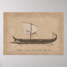 Poster Navio Antigo