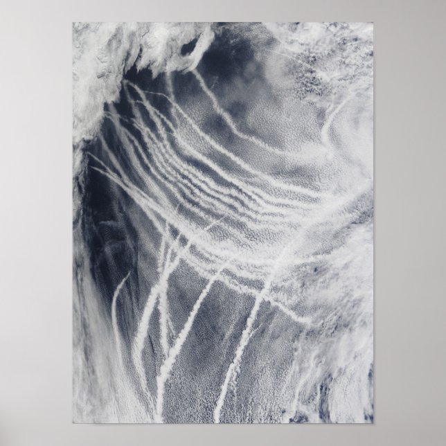 Poster Navio atravessa o oceano Pacífico norte (Frente)