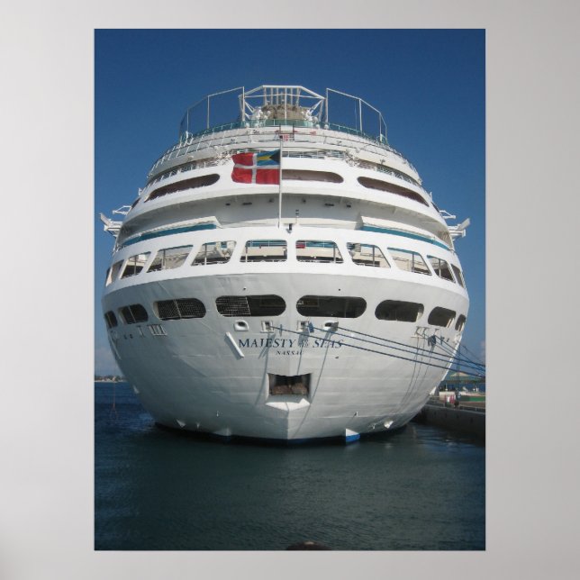 Pôster Navio de cruzeiro (Frente)