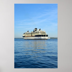 Poster navio de cruzeiros da infinidade da celebridade