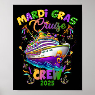 Poster Navio de Máscara de Cruzeiro Mardi Gras Cruise 202