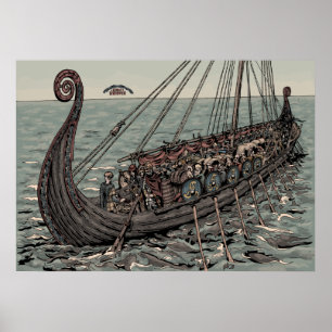 Pôster Navio de Oseberg