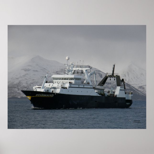 Poster Navio de pesca ao Arco-Arado, Capturador (Frente)