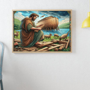 Poster Navio de Salvação do Edifício da Arca de Noah