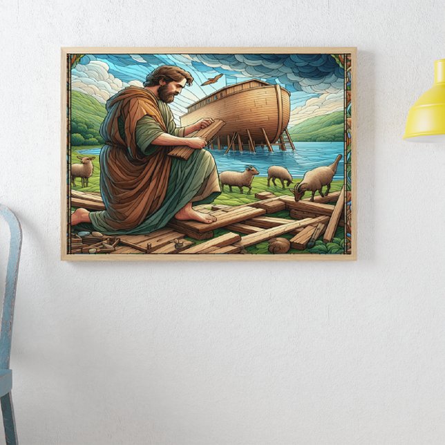 Poster Navio de Salvação do Edifício da Arca de Noah (Criador carregado)