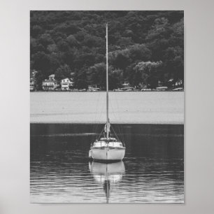 Poster Navio de vela no conesus Lake Archival