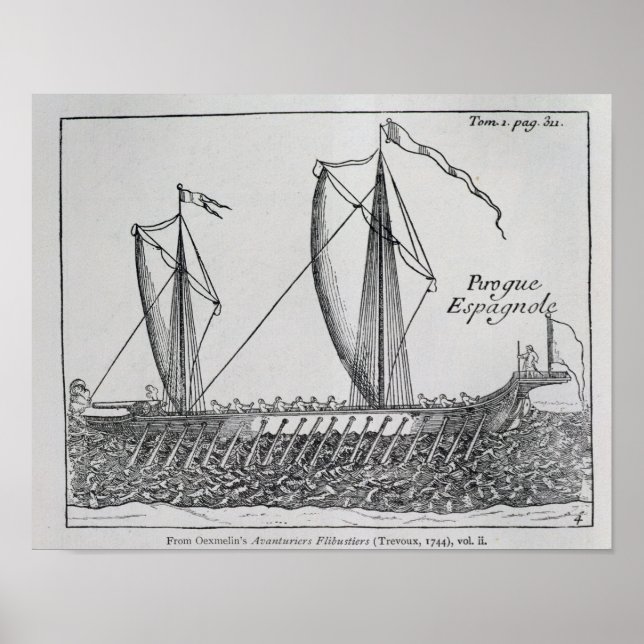 Pôster Navio espanhol' (Frente)