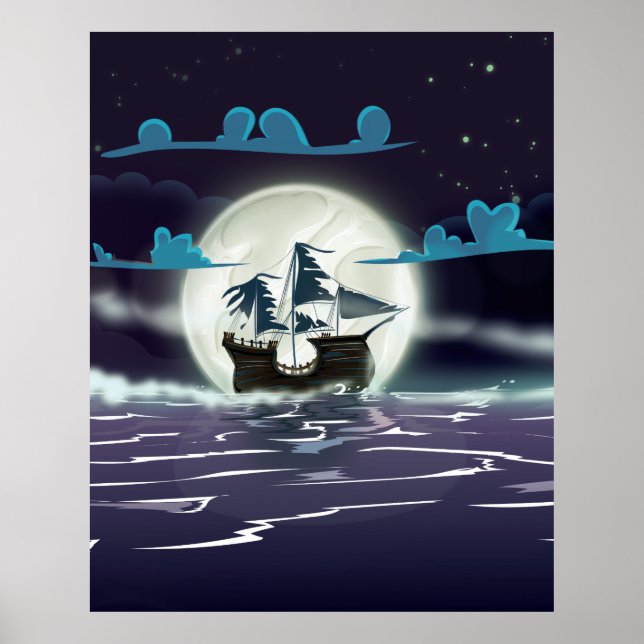 Pôster Navio Fantasma (Frente)