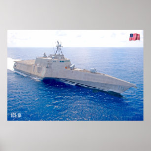 POSTER NAVIO LITORAL DE COMBATE - LCS-10