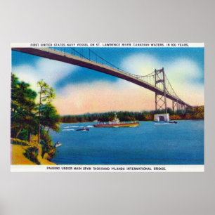 Pôster Navio Marinho dos EUA
