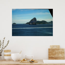 Poster Navio na baia