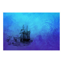 Navio náutico e polvo