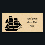 Pôster Navio pirata. Navio à vela.<br><div class="desc">Imagem de um navio pirata.</div>