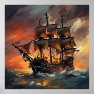 Poster Navio Pirata Stormy - 4 -