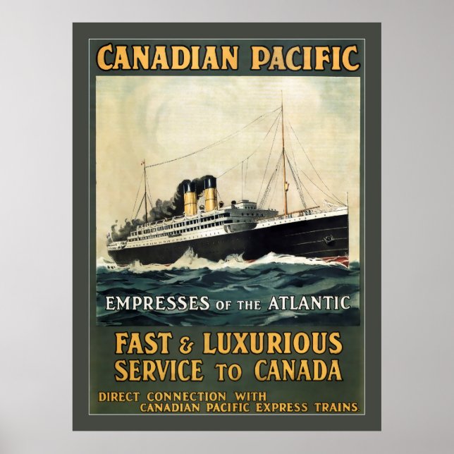 Poster NAVIO QUE TRANSPORTOU IMIGRANTES PARA O CANADÁ c.  (Frente)