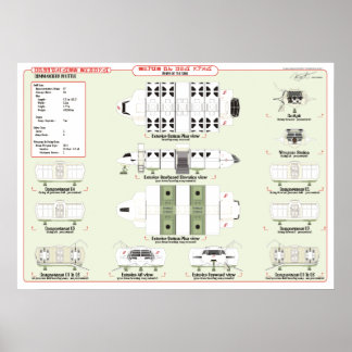 Poster Navios da Frota: Comando Shuttle Ref. Gráfico