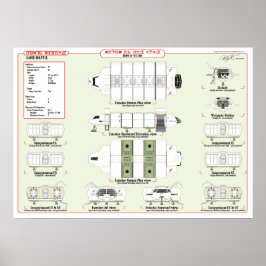 Pôster Navios da Frota: Ref. Cargo Shuttle Gráfico