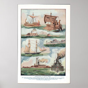 Pôster Navios de combate