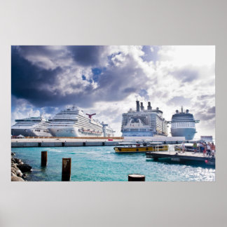 Poster Navios de cruzeiro
