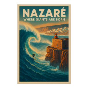 Pôster Nazaré – Onde os Gigantes Nascem