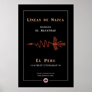 Poster Nazca Geoglyphs-Alcatraz