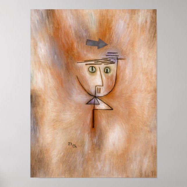 Poster Nearly Hit by Paul Klee (Frente)