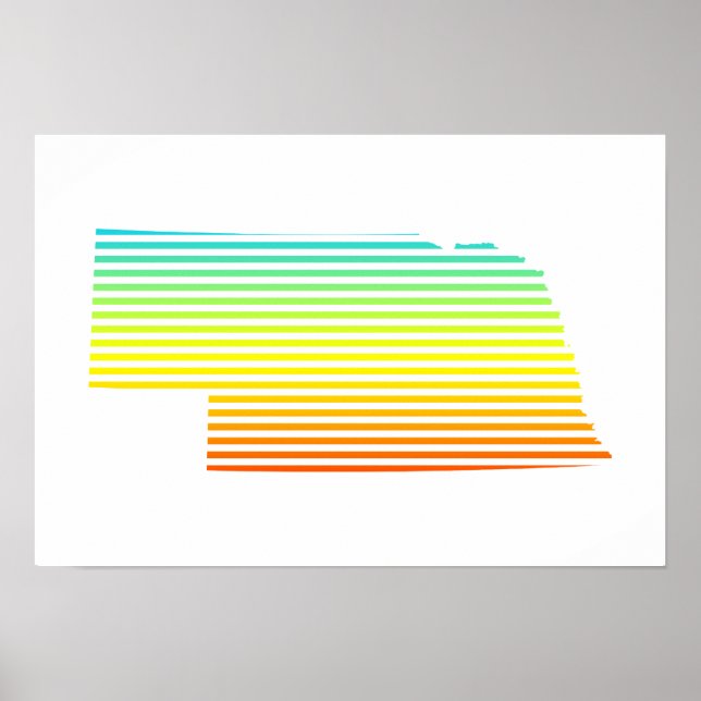 Poster nebrask chill fade (Frente)