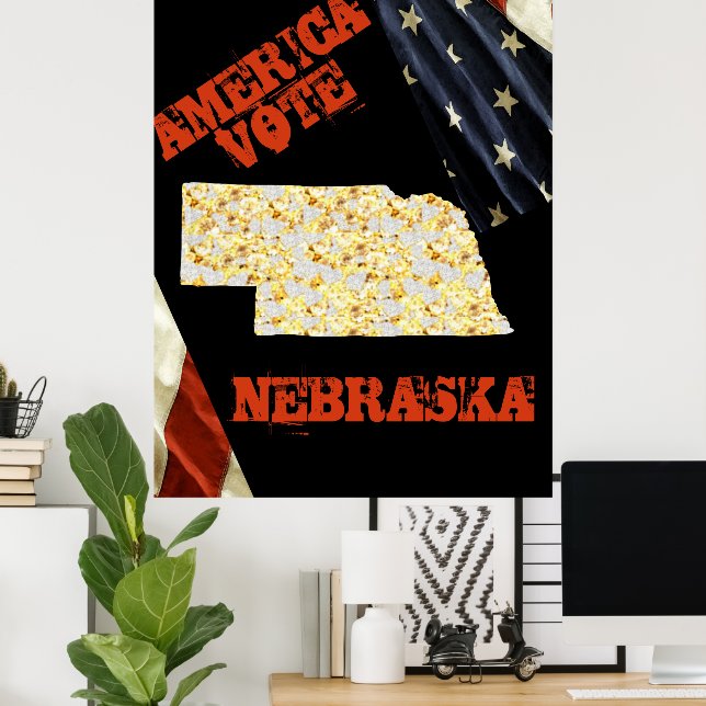 POSTER NEBRASKA (Escritório em casa)