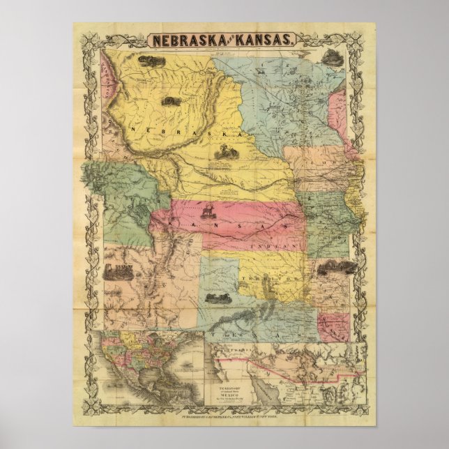 Poster Nebraska e Kansas 2 (Frente)