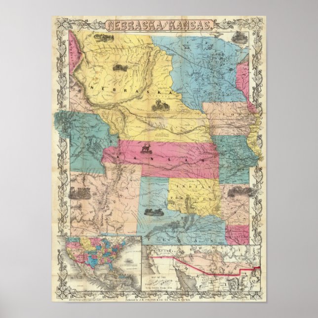 Poster Nebraska e Kansas 3 (Frente)