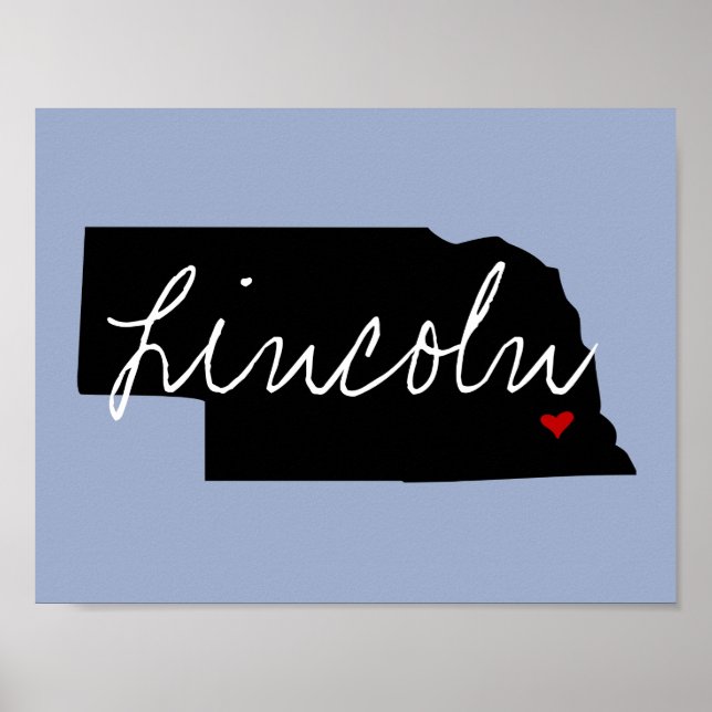 Poster Nebraska Town (Frente)