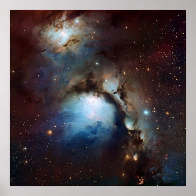 Pôster Nebula Messier 78 Astronomia Espacial (Frente)